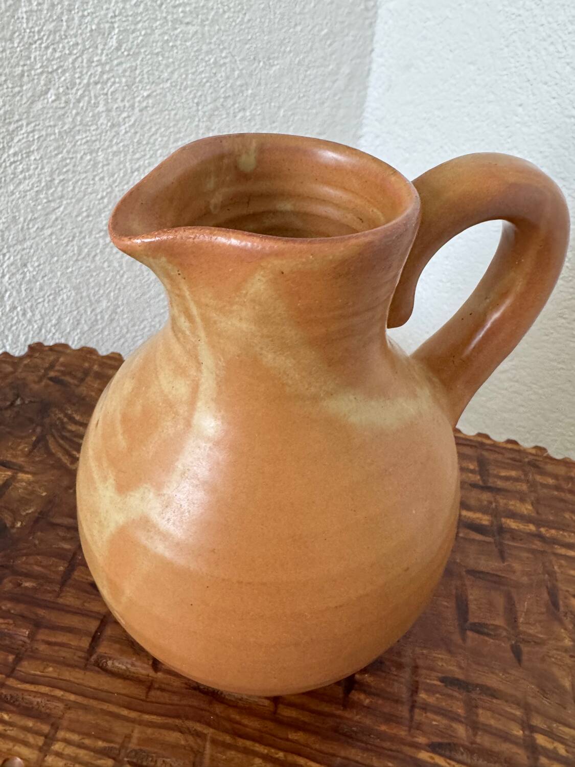 JP Gasnier stoneware pitcher from the 70s