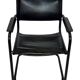 Vintage Breuer style leather chair B32/34 Italian Design in black