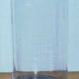 Old oval glass wedding globe 28 cm high glass bell