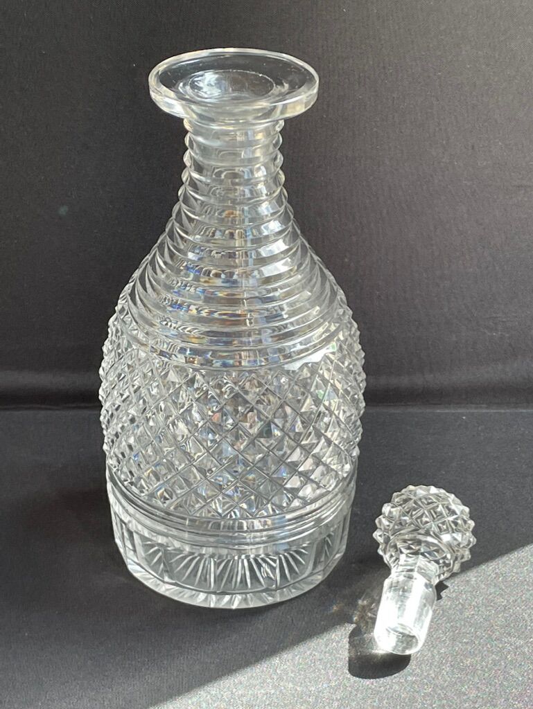 Cristallerie du Creusot - Carafe - Restoration - Cut blown crystal