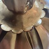 Metal flower chandelier