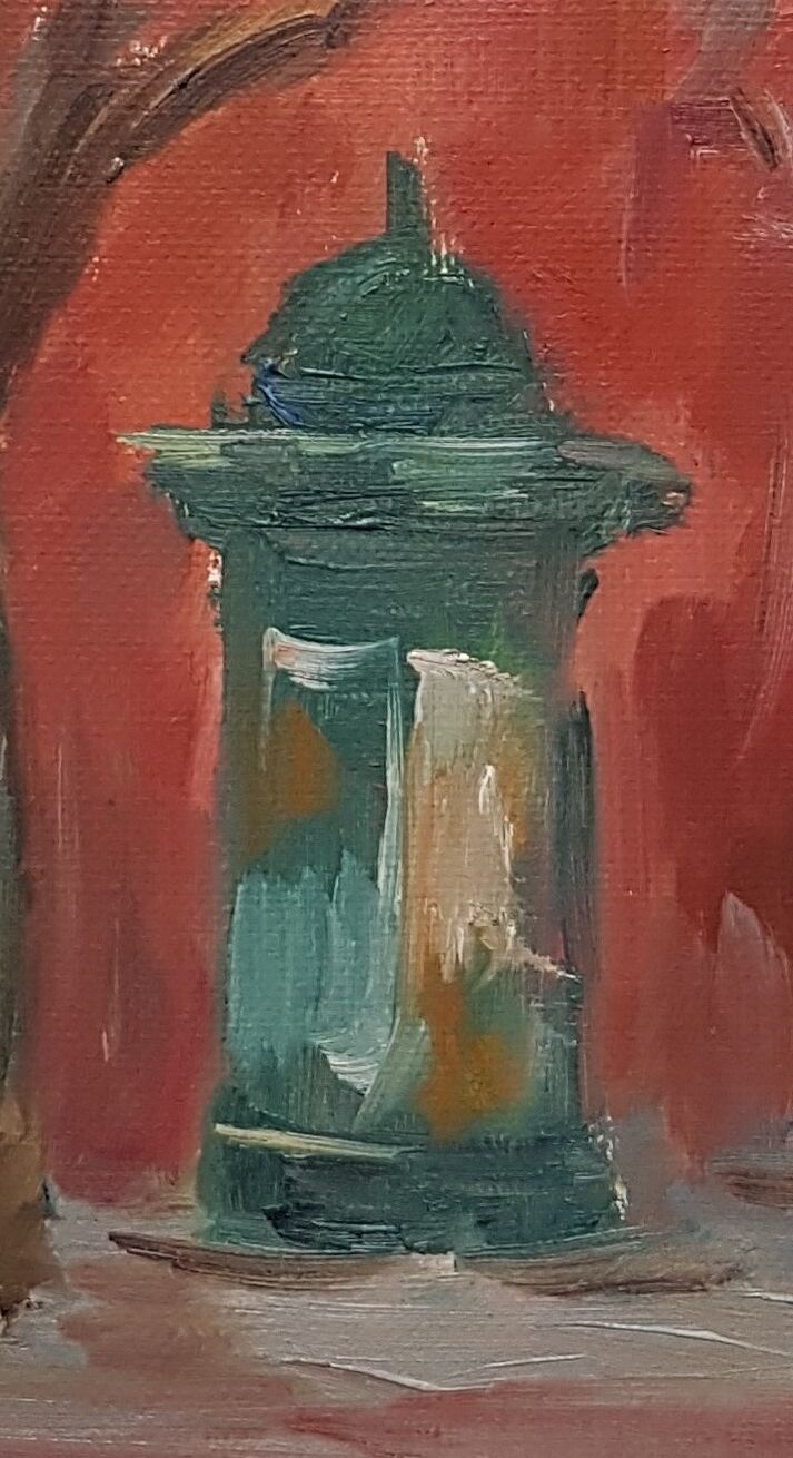 Painting by Nagao Usui "The Morris Column"