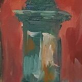 Painting by Nagao Usui "The Morris Column"