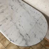 Table de bistrot en marbre