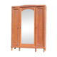 Grande armoire art déco bois exotique
