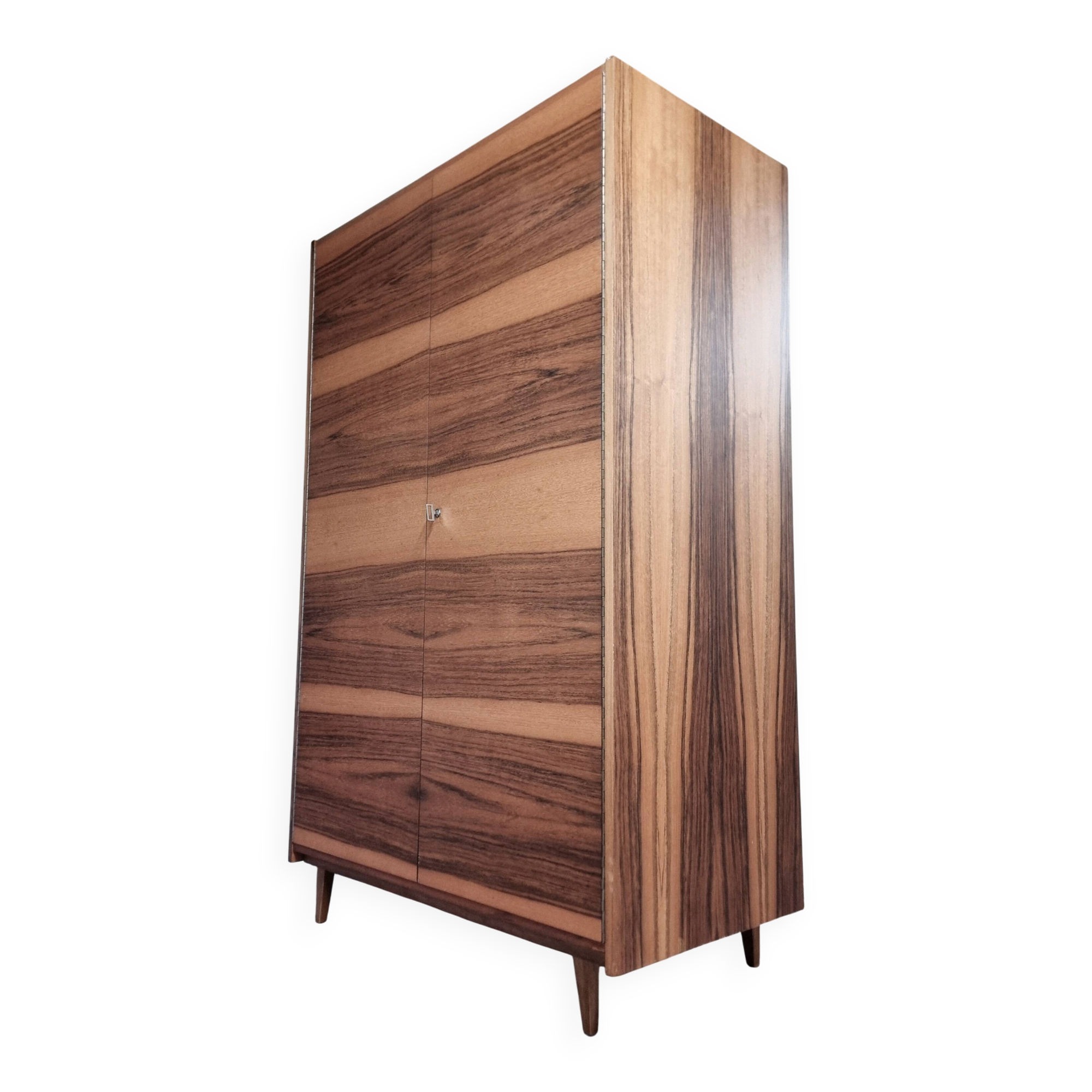 Vintage Wardrobe in Walnut, 1970s