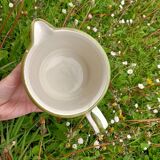 Vintage ceramic flower pitcher - Spring Water -