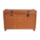 Trunk trunk in canned rattan 50s-60s
