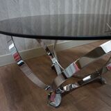 Mid-Century Space Age Round Coffee Table by Knut Hesterberg, 1960s