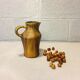 Brutalist sandstone pitcher, 70s