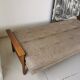 Banquette day bed en chêne design 1970