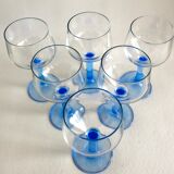 6 glasses wine