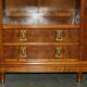 Art Nouveau library in burr walnut by Léon Jallot