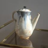 Glazed stoneware coffee pot - Biron art pottery - Vintage ceramics