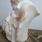 Large Carrara marble after Jean-Antoine Houdon, ancient bust “the