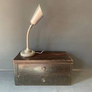 Lampe d'appoint en métal chromé Cogit, lampe Art Deco, industrielle, flexible