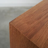 Enfilade en frêne, design danois, années 1970, Danemark