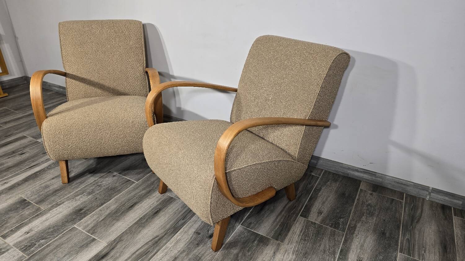 Lounge Chairs from Jindrich Halabala, 1940s, Set of 2