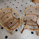 Fauteuil rotin enfant