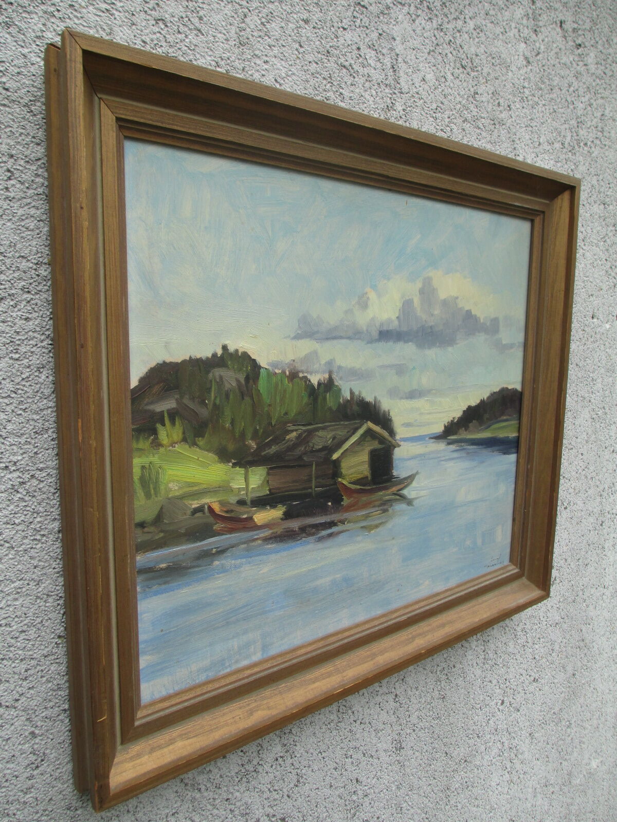 Oil Painting, Sweden, 1970s