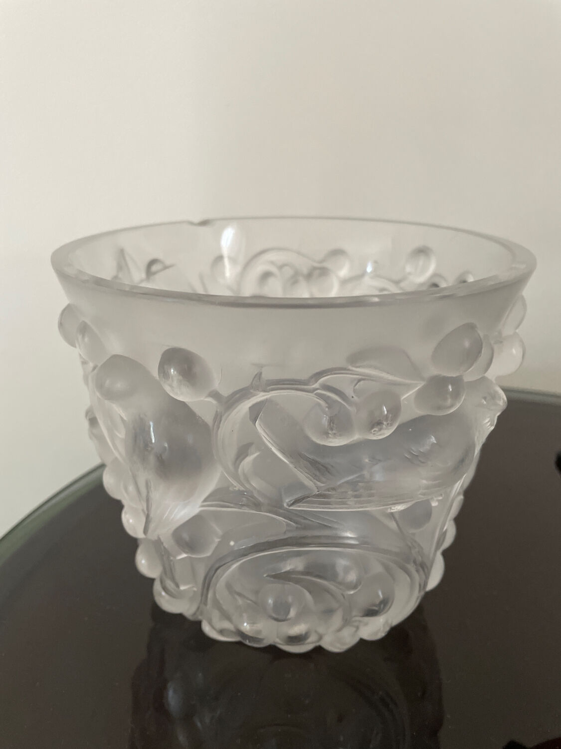 Lalique vase crystal