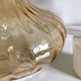 Vintage suspension in smoked glass