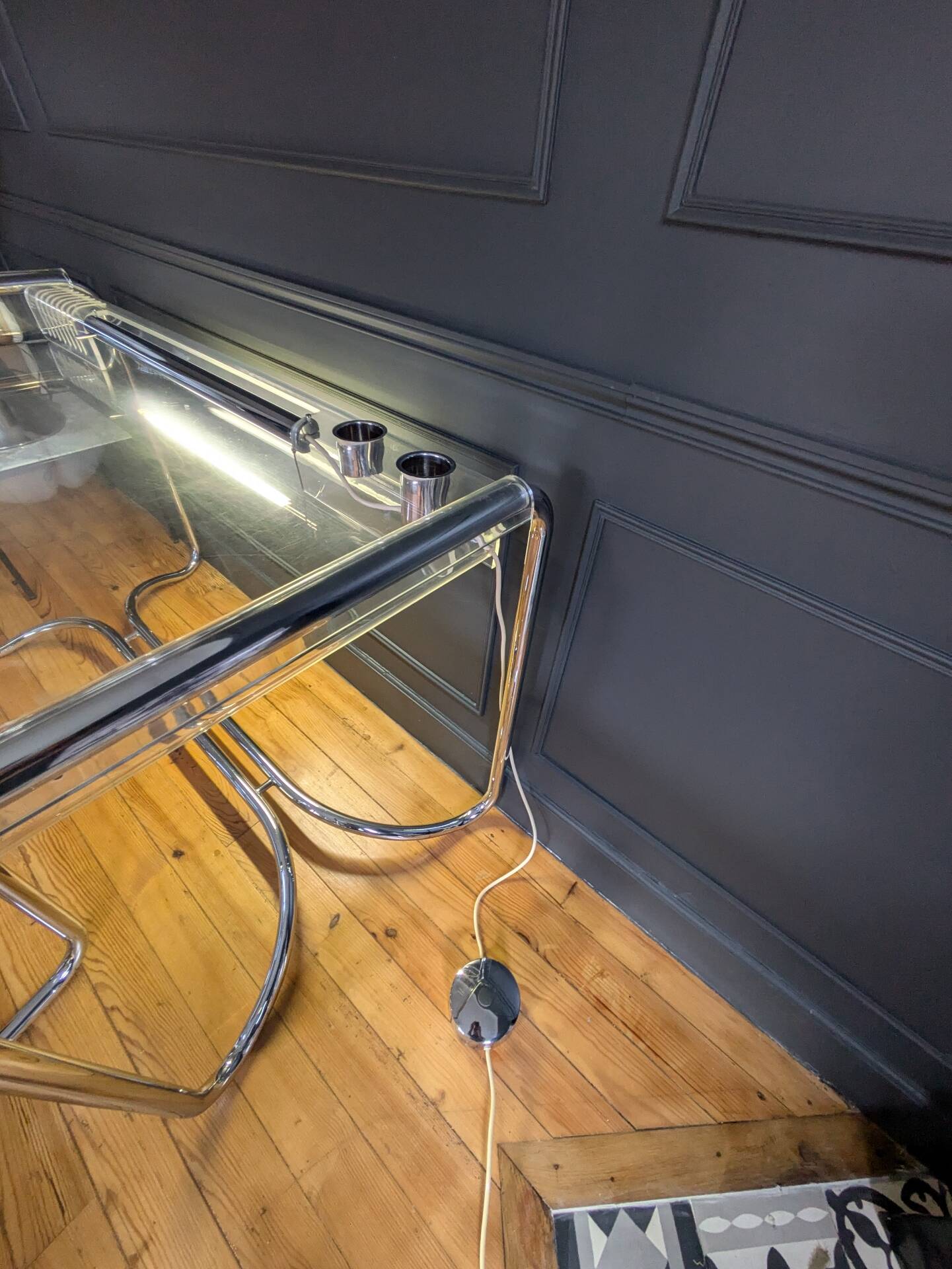 Rare Bureau  et fauteuil ''IIIForm'' Fabio Lenci ,Formes Nouvelles 70'
