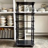 Library, Napoleon III music stand in blackened wood.