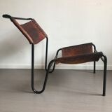 A. dolleman pour metz &co chaise longue années 1960