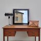 Danish Scandinavian desk in vintage teak 5 drawers, 1950s