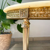 Marble and bronze coffee table Neoclassical style