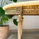 Marble and bronze coffee table Neoclassical style
