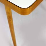 Mid-Century Modern Coffee Table with Glass Top from Cesky Nabytek, 1960s