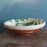 Glazed terracotta fruit bowl strainer