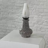 Vintage ceramic and opaline lamp