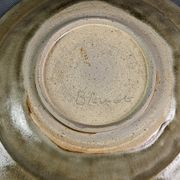 Blanot stoneware, series of 6 hollow plate vintage
