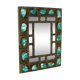 Mirror resin years 60 - 29X36cm