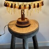 Vintage rattan lamp