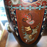 Pair of cloisonné vase