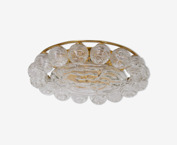 "Snowball" ceiling lamp in blown glass