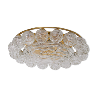 "Snowball" ceiling lamp in blown glass