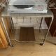 Vintage Rolling Dessert Trolley (Vinyl Record Player Furniture)