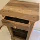 small walnut side table