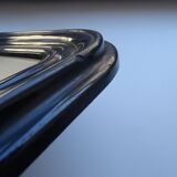 19th century pastel painting - Napoleon III blackened wood frame 40.5 x 35.5