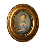 Ancient Miniature Napoleon III