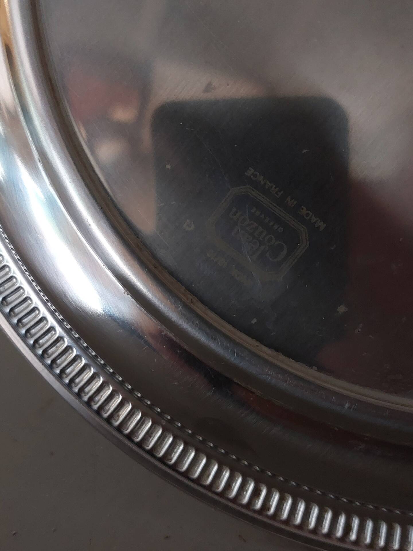 Plat à étage en inox - Jean Couzon