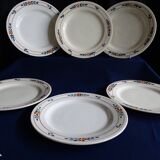 flat earthenware plate