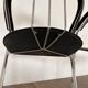 Chaises de bureau arrben italie années 70 chrome