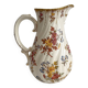 Polychrome ironstone milk jug "Louis XV" U&C Sarreguemines