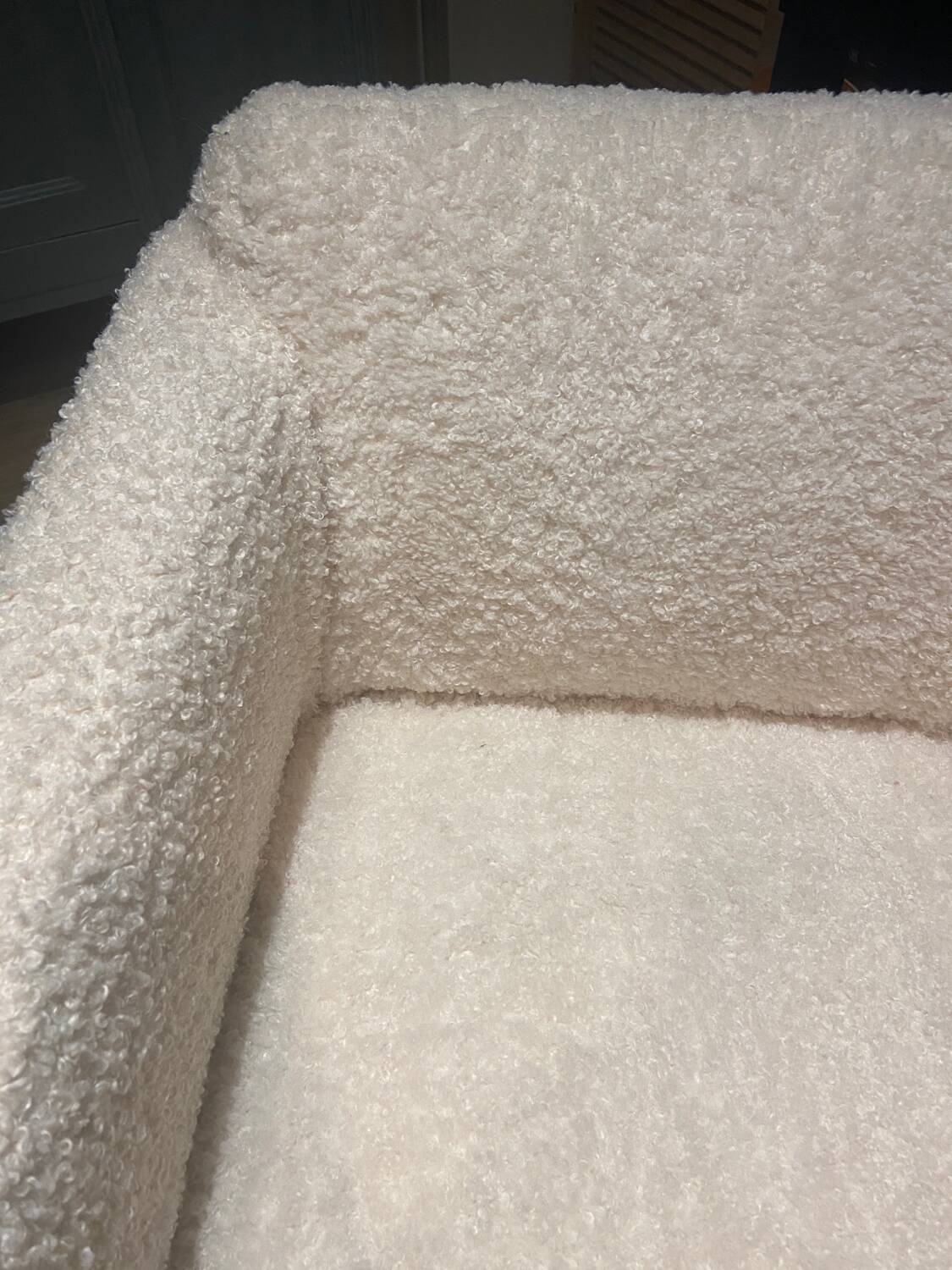 White tulle armchair